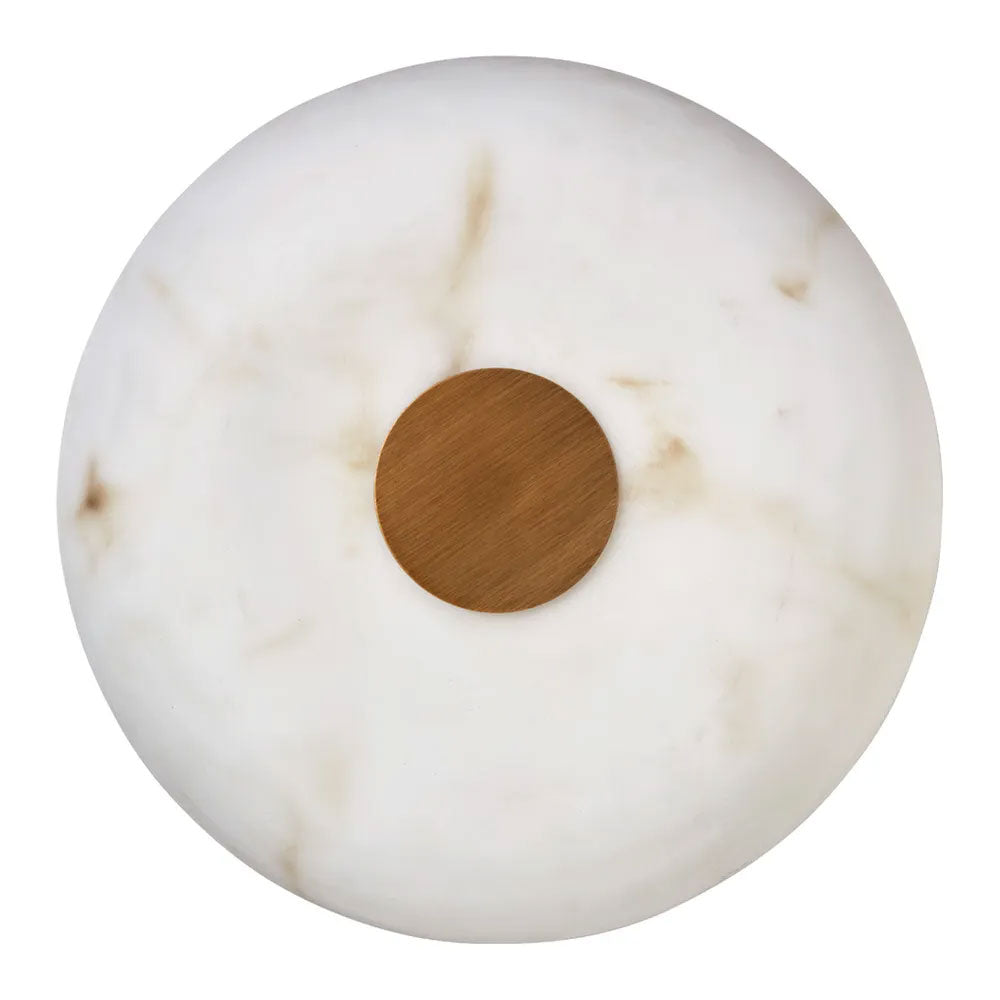 Zurich Pendant Brass / White - 20864