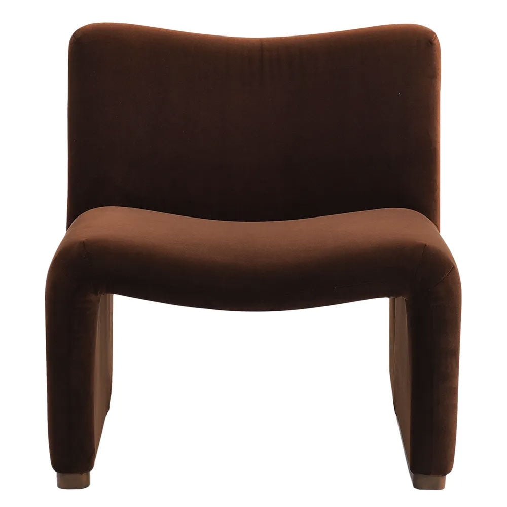 Beau Occasional Chair Dark Chocolate Velvet - 33071