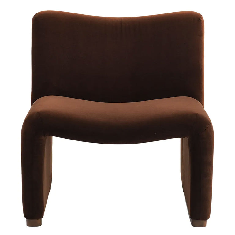 Beau Occasional Chair Dark Chocolate Velvet - 33071