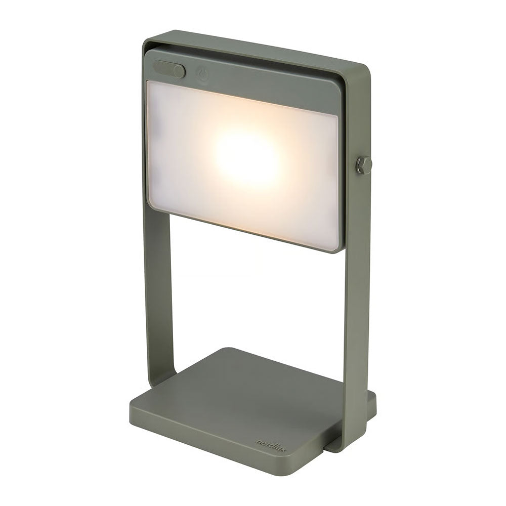Saulio Solar LED Rechargeable Battery Light Olive Green - 2418035023