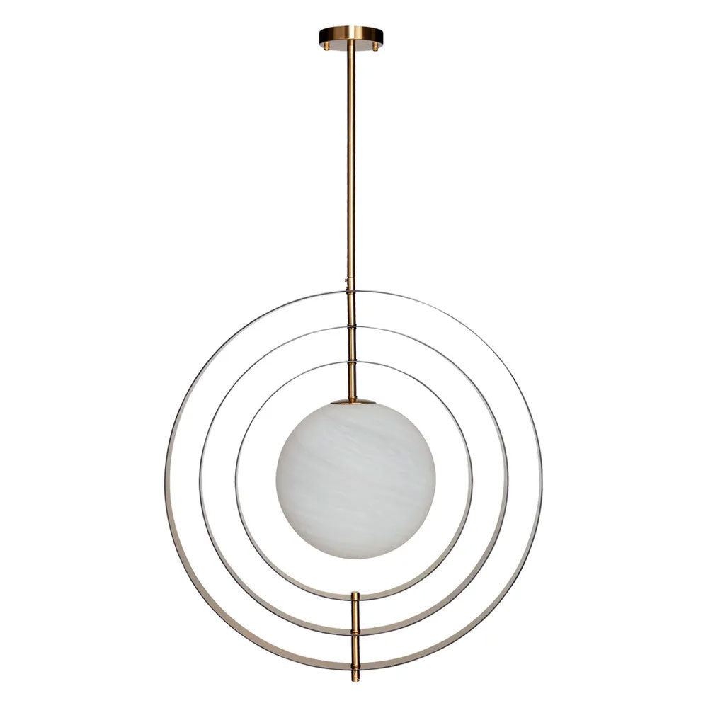 Brooks Pendant Brass / Black - 20856