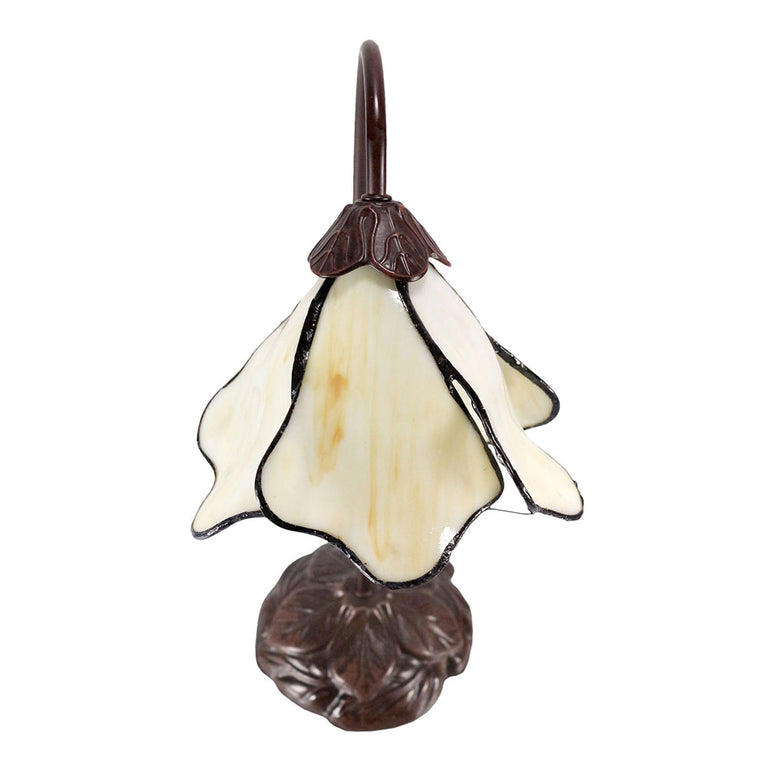 Tiffany Single Lotus Table Lamp Beige - TL-AL-6RC