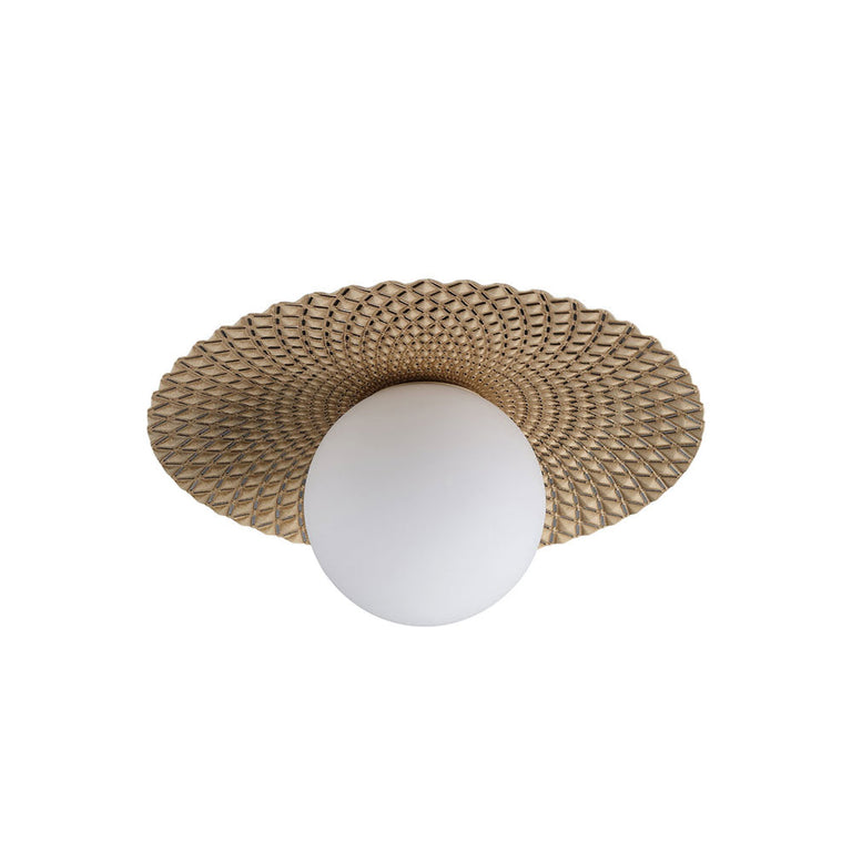 Orbis Ceiling / Wall Light Yellow / Black - LL002CL128Y