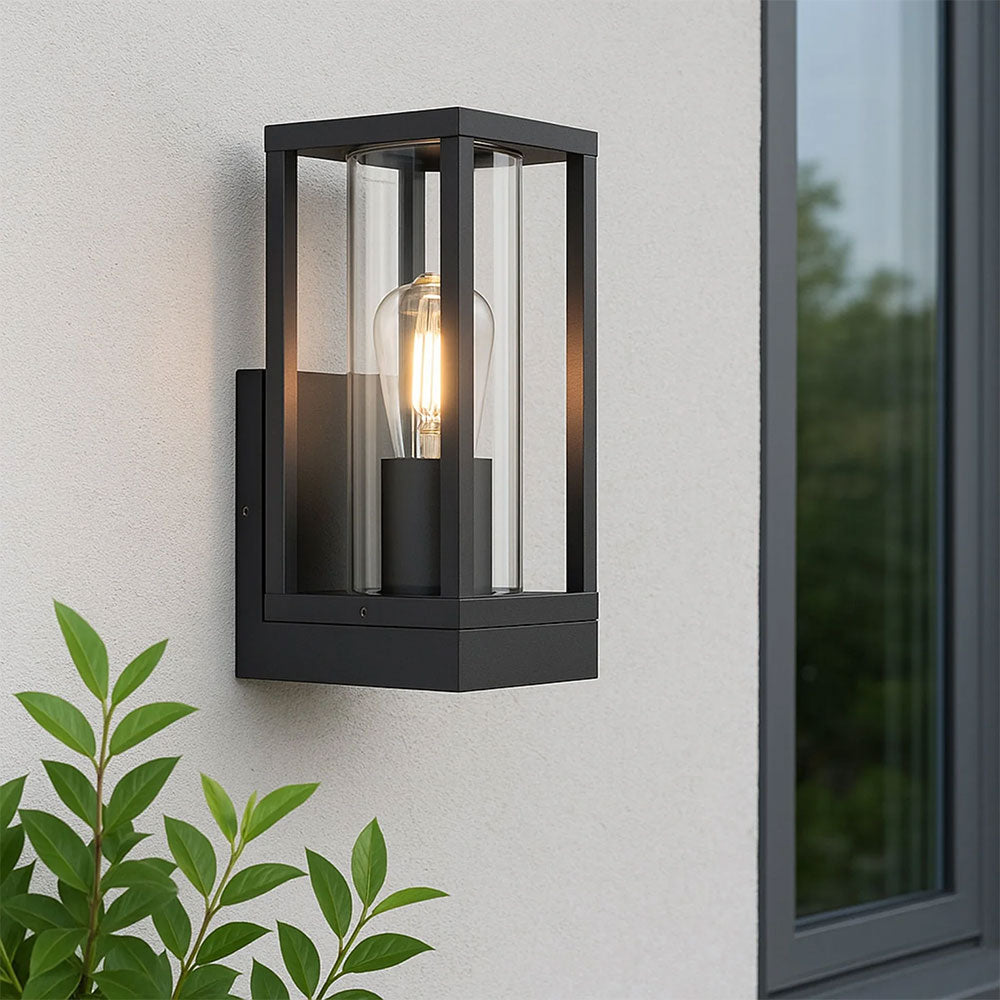 Arlo Frame Outdoor Wall Light Black - LLOL003
