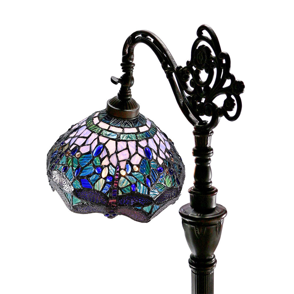 Dragonfly Tiffany Floor Lamp Blue - TL-102793-FLKG