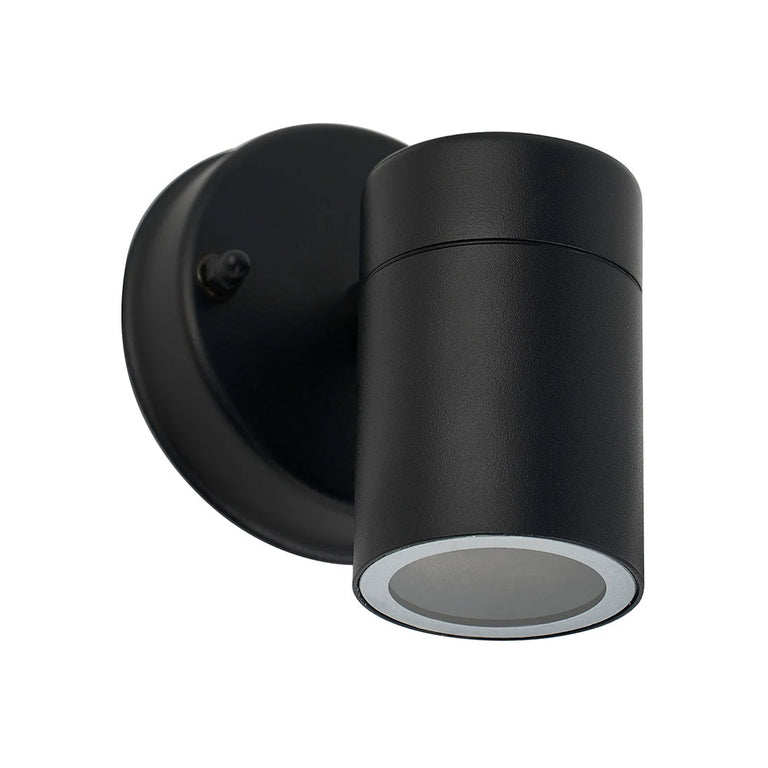 Zyven Fixed Single LED Outdoor Wall Light Black / Tri-Colour - LLOL034BK