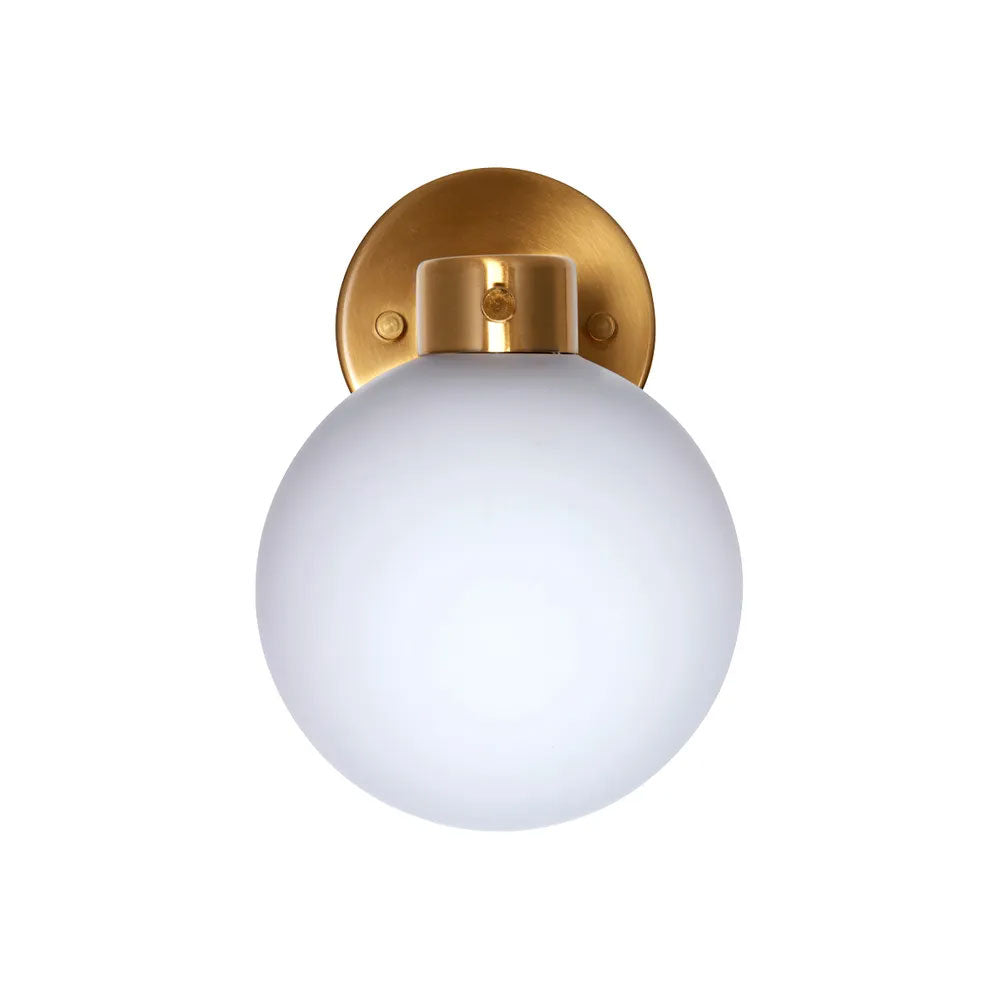 Dylan Sconce Wall Light Set of 2 Brass / Opal - 20860