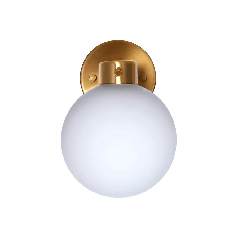 Dylan Sconce Wall Light Set of 2 Brass / Opal - 20860