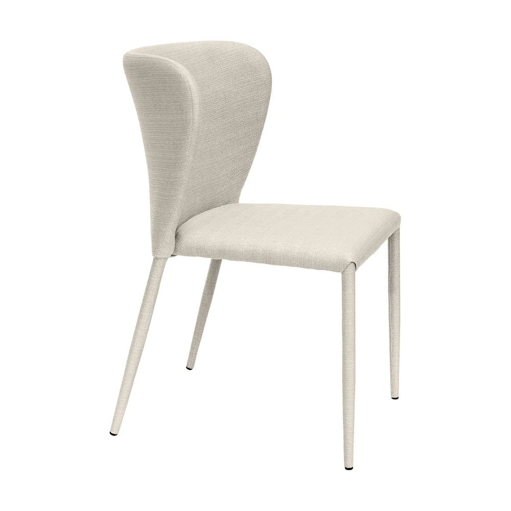 Foley Dining Chair Set Of 2 Natural With Fabric Legs - 33061
