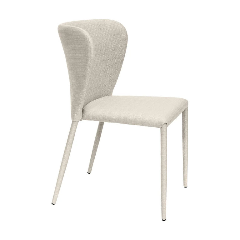 Foley Dining Chair Set Of 2 Natural With Fabric Legs - 33061