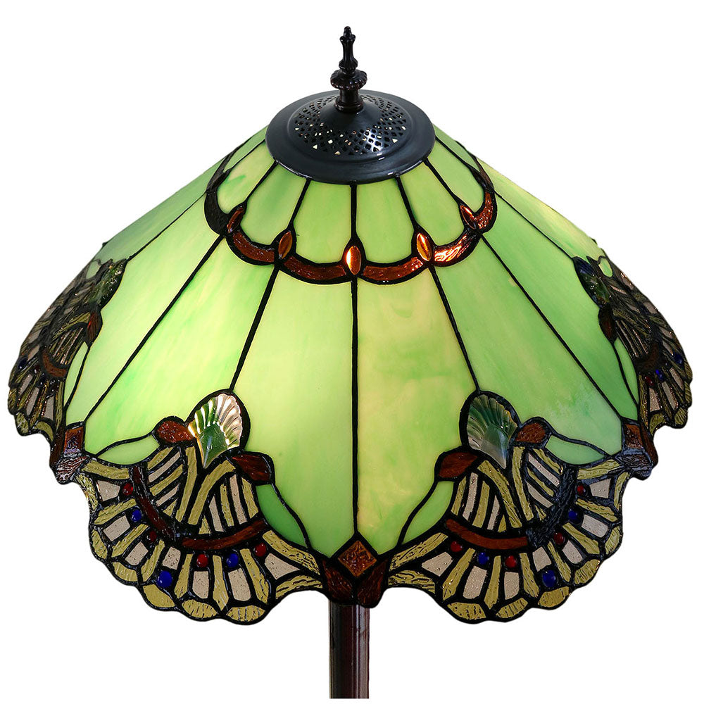 Benita Tiffany Floor Lamp Jade - TL-F201072I-KG