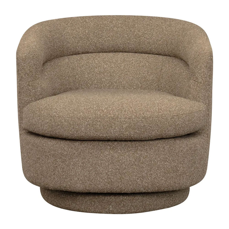 Holly Swivel Arm Chair Cocoa Mocha - 33195