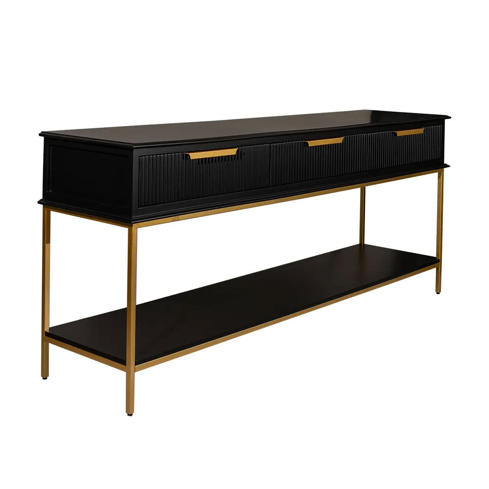 Aimee Large Console Table Black - 33033