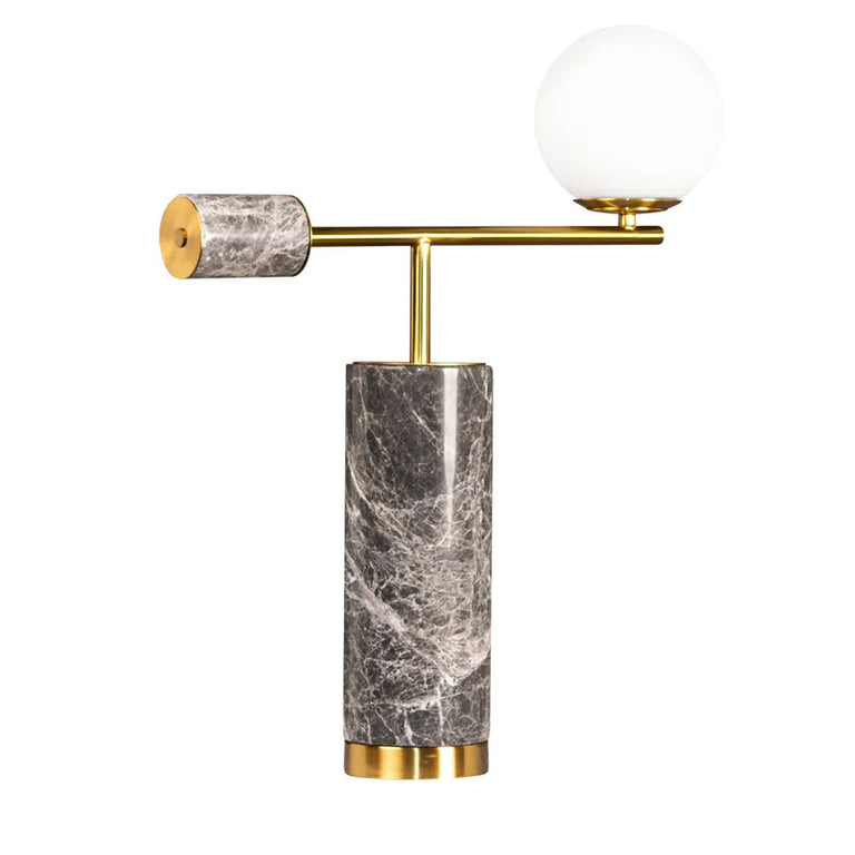 Zamora Marble Table Lamp Grey - 12415