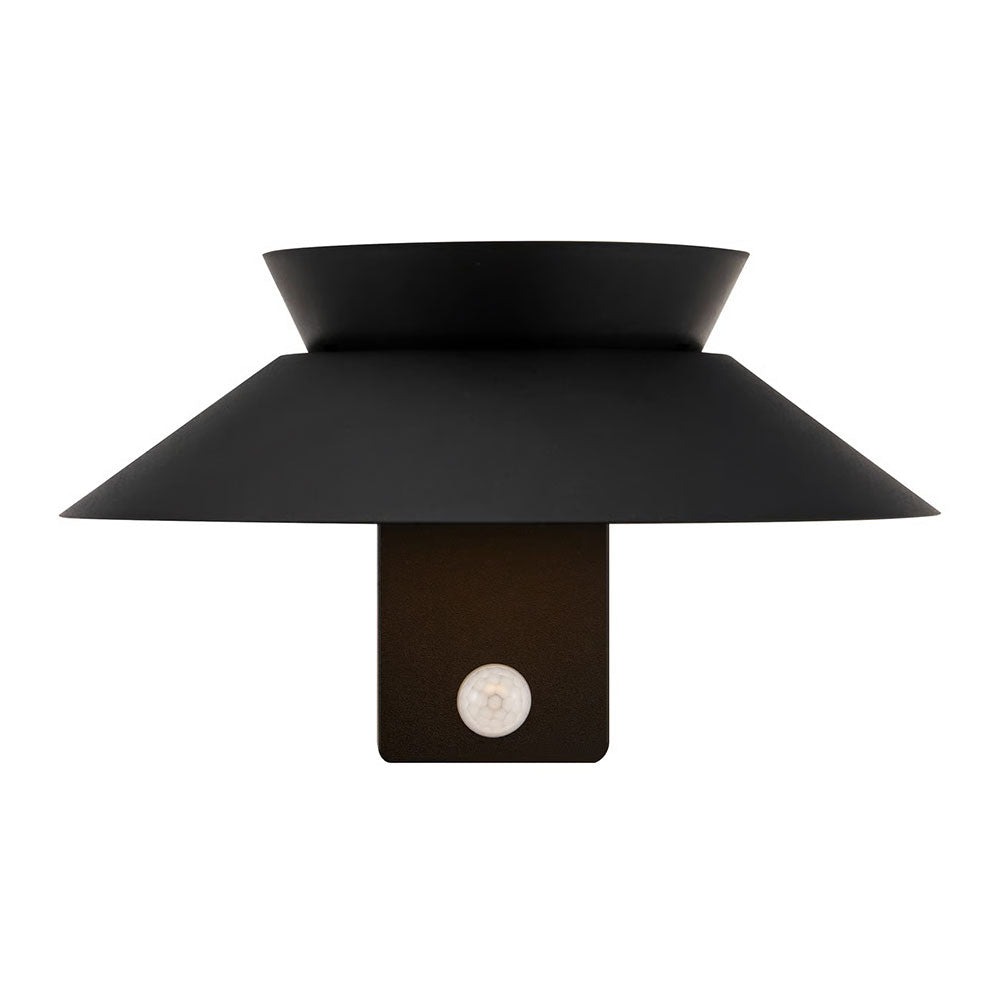 Justina LED Solar Wall Light With Motion Sensor Black - 2418071003