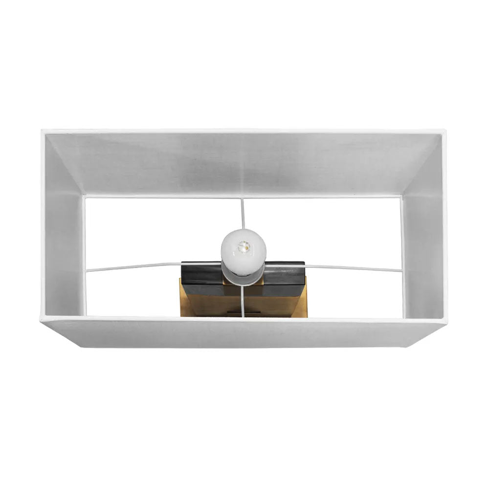 Nazare Marble Table Lamp Black / Antique Brass - 12393