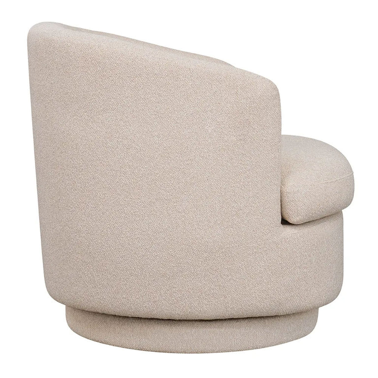 Holly Swivel Arm Chair Natural - 33196