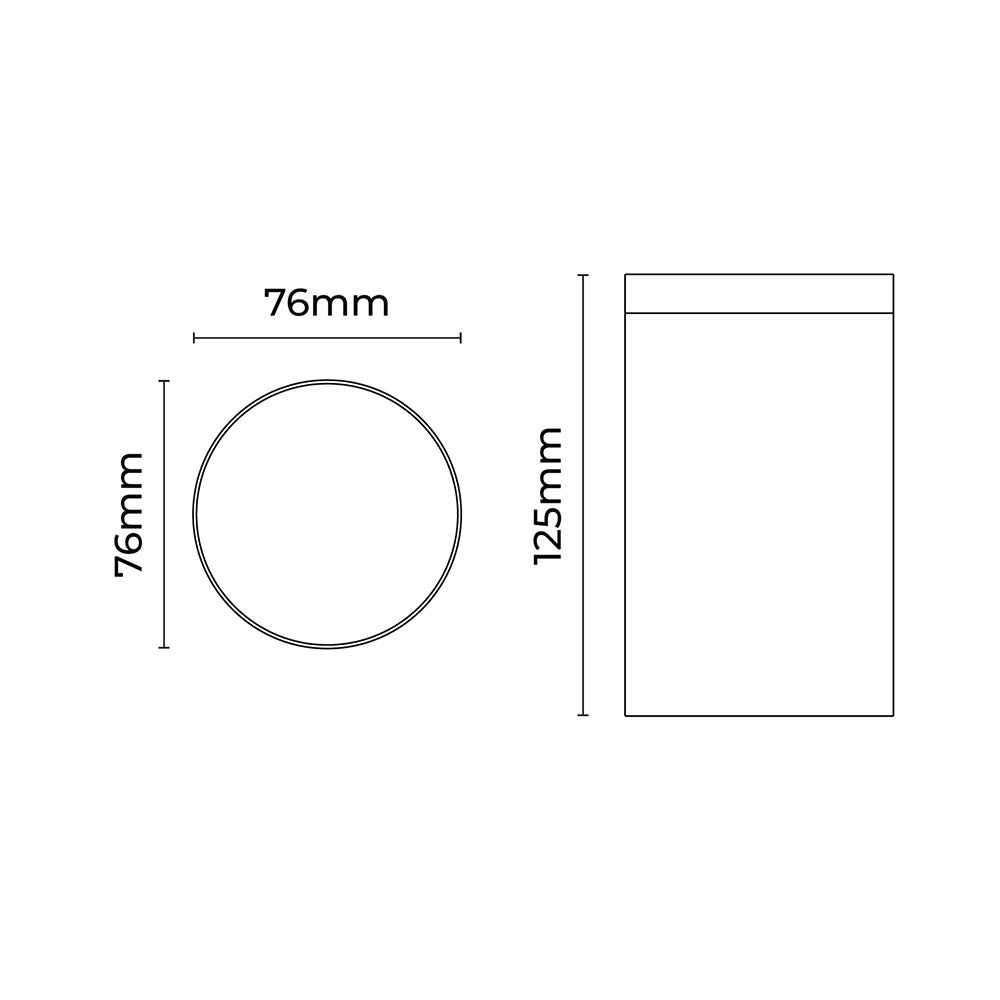 Myren LED Outdoor Ceiling Light White - LLOL042W