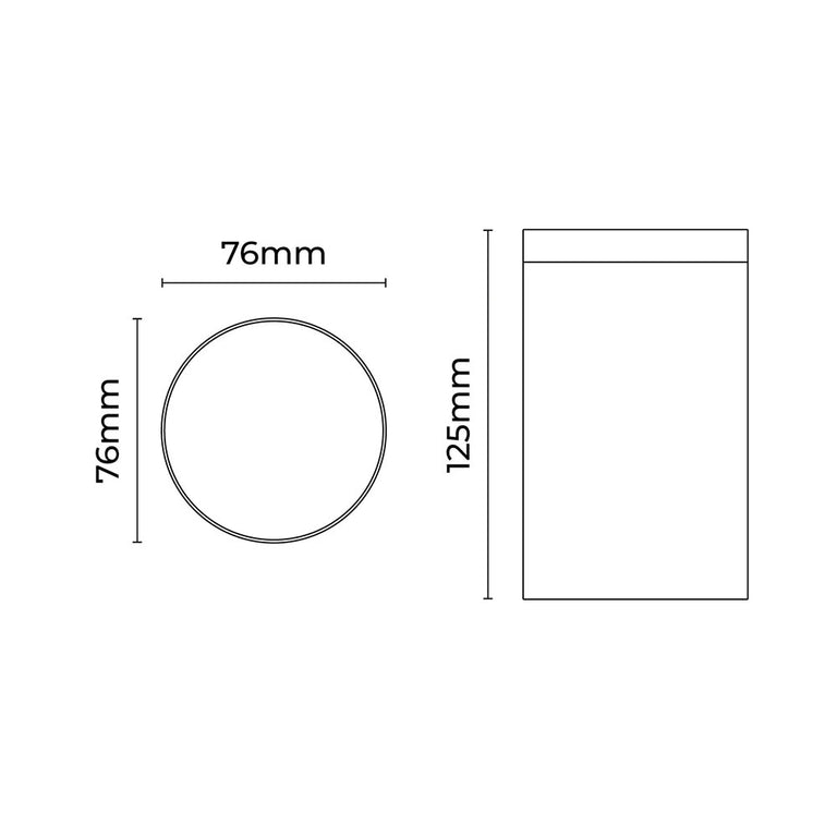 Myren LED Outdoor Ceiling Light White - LLOL042W