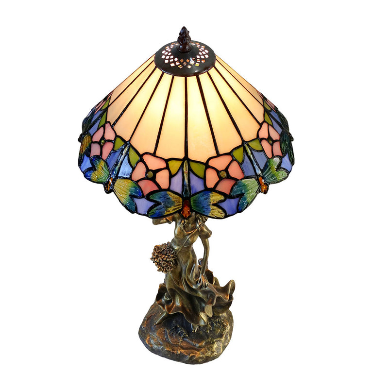 Delia Tiffany Figurine Table Lamp - TL-1272-1379