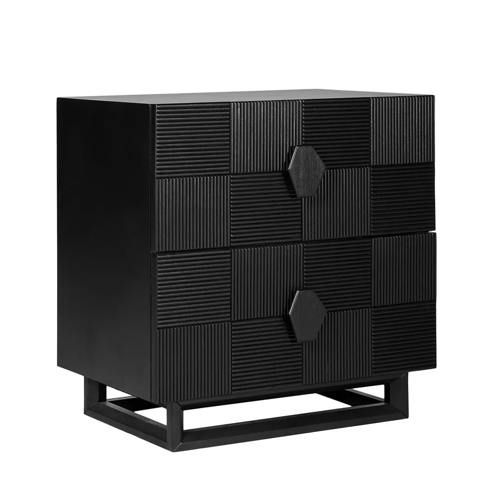 Alton Bedside Table Large Black - 33272