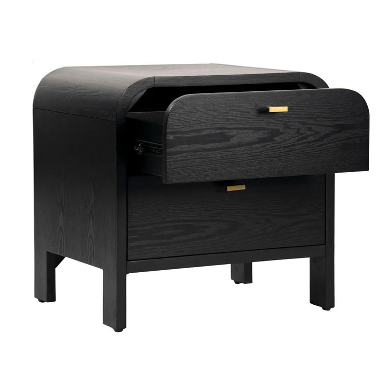 Chisholm Bedside Table Black - 33039