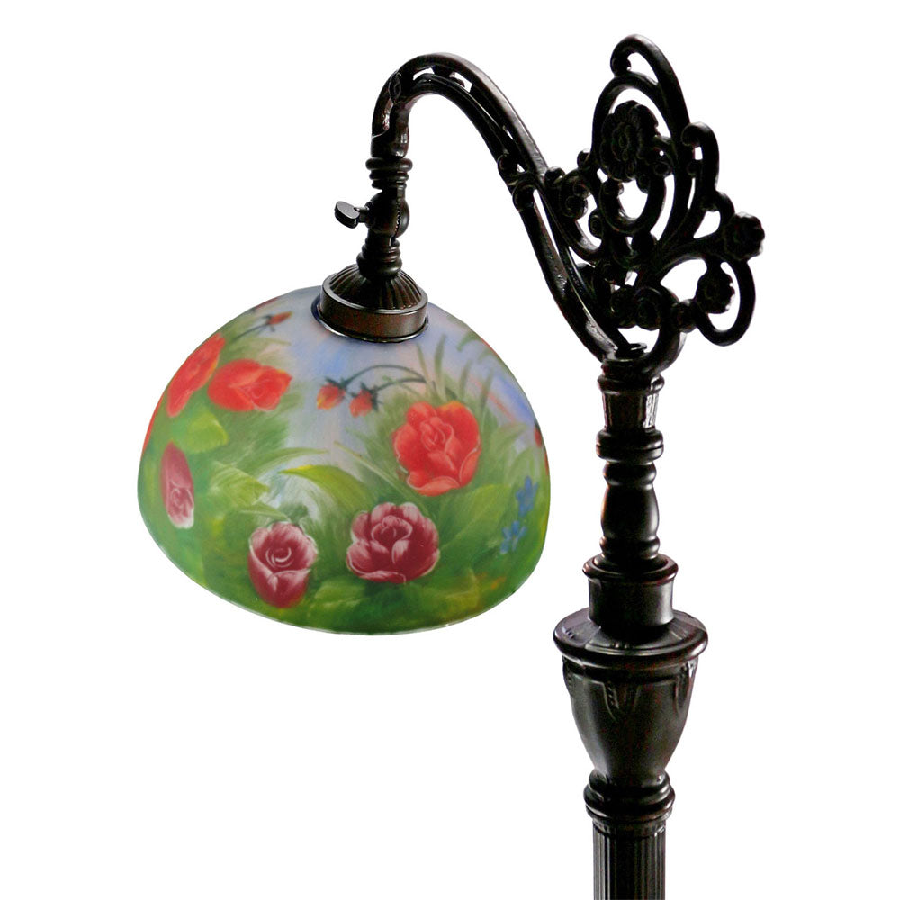 Handpainted Downbridge Tiffany Floor Lamp - TL-10057-FLKG