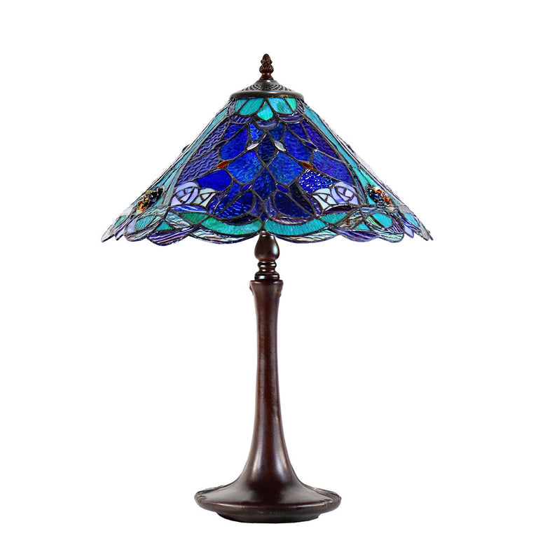 Paloma Tiffany Table Lamp Blue - TL-1611495-N040