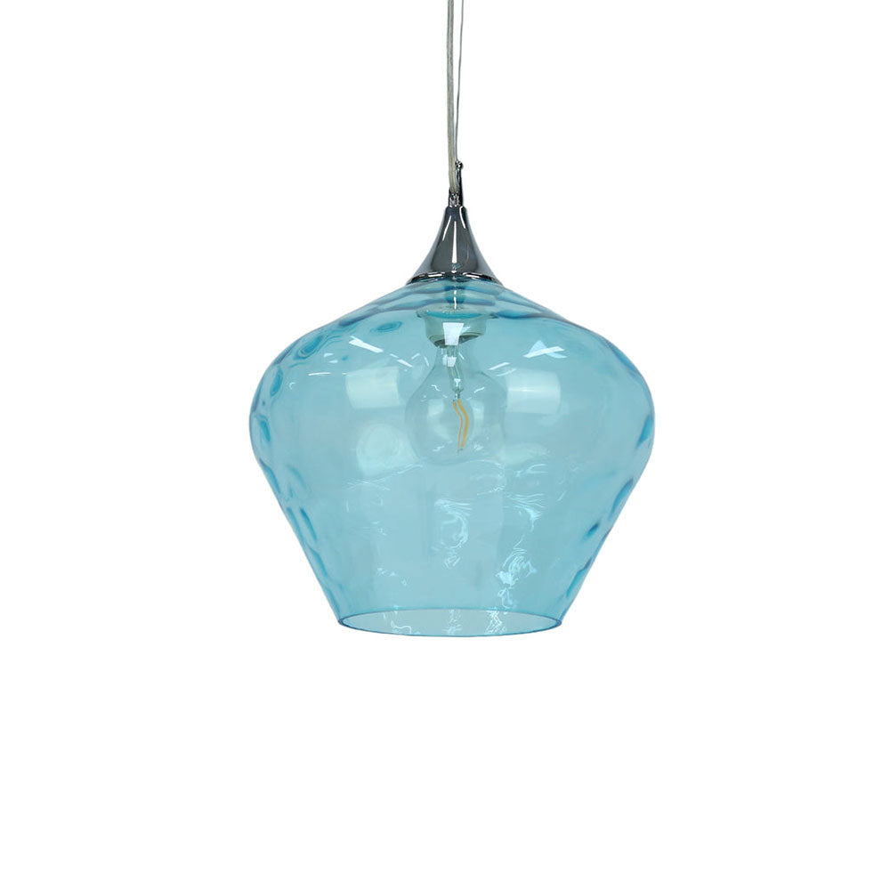 Zyla Glass Pendant Blue - LL002PL153BL