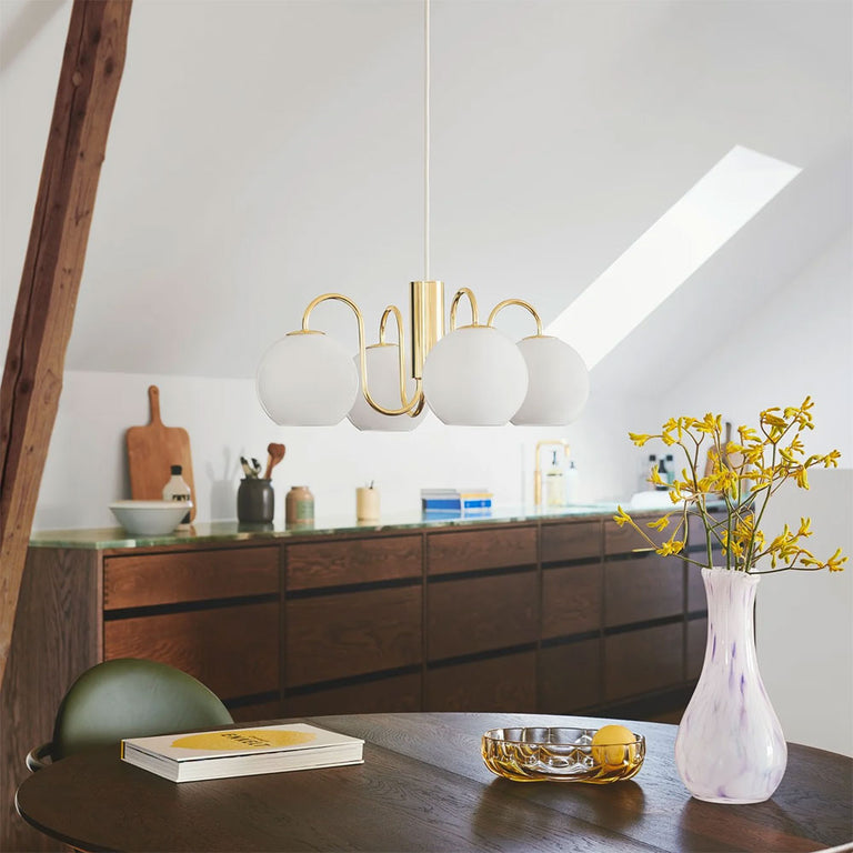 Franca 4 Light Pendant Brass - 2312543035