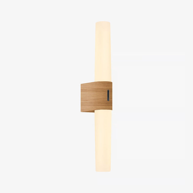 Helva Double Basic LED Wall Light Wood Foil - 2015311004
