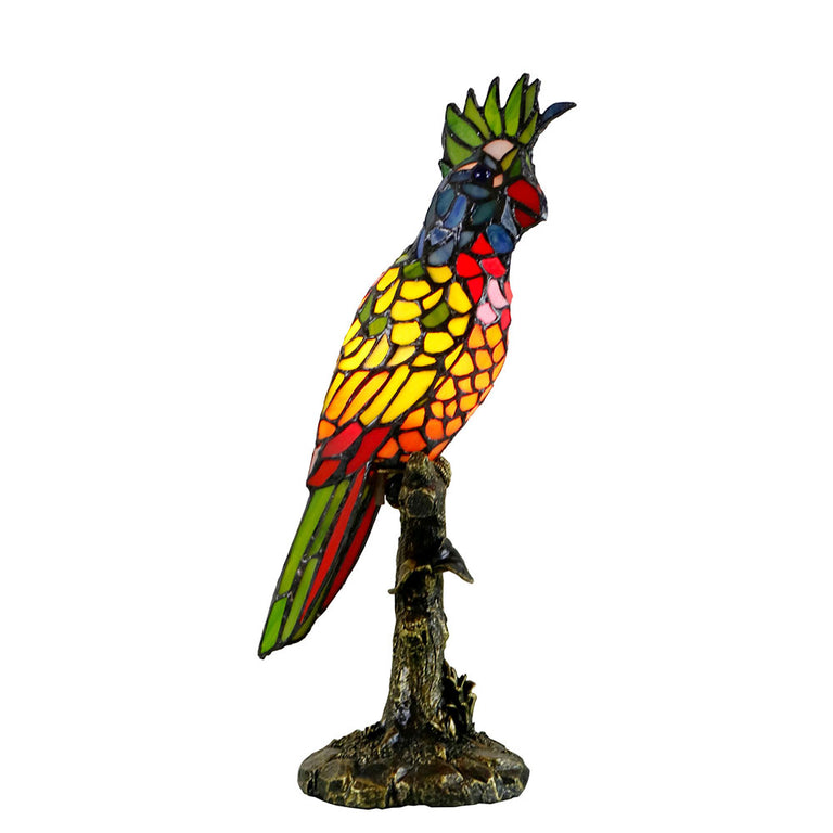 Parrot Tiffany Table Lamp - TL-N16627