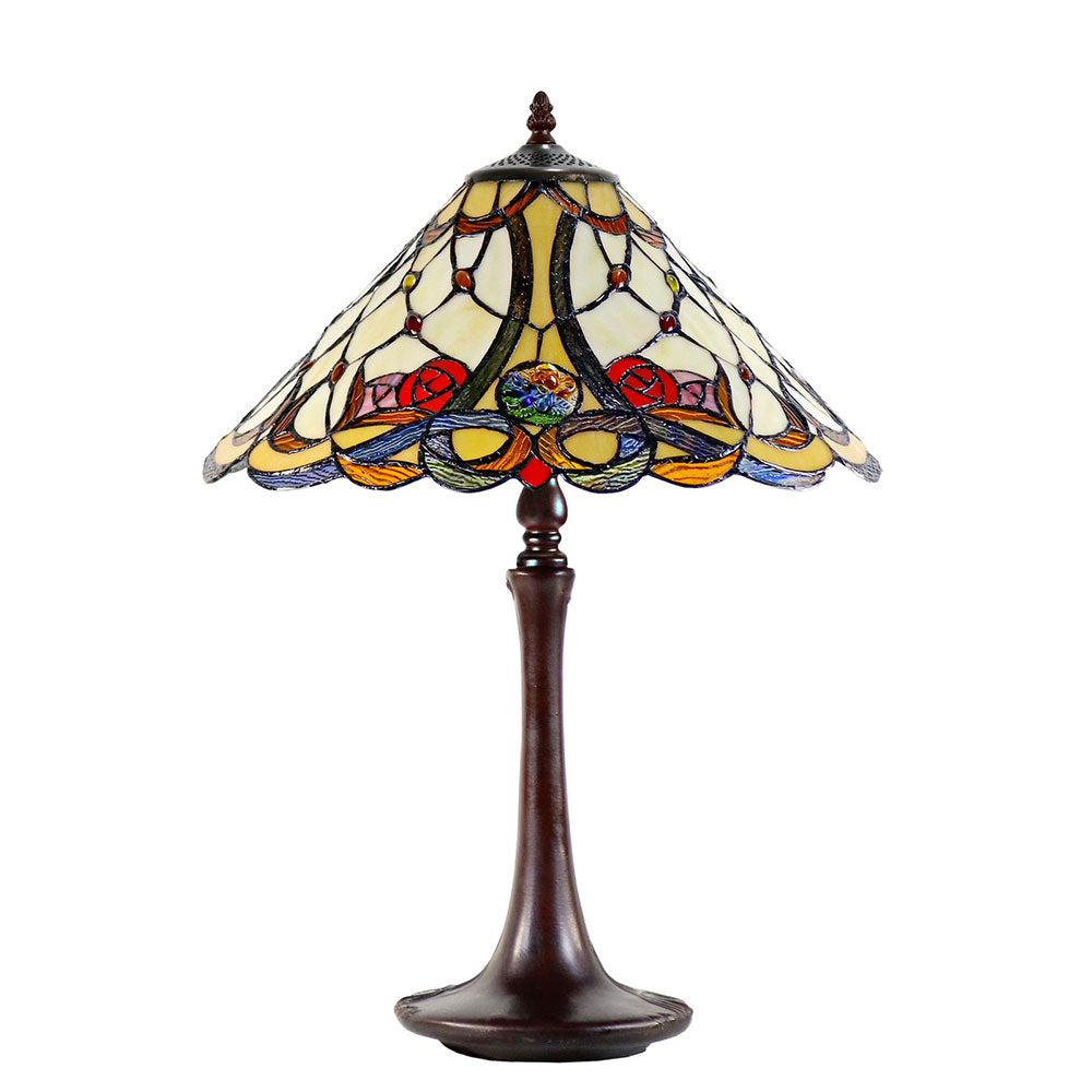 Paloma Tiffany Table Lamp Amber - TL-1611495A-N04