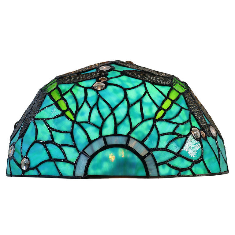 Sylvia Dragonfly Tiffany Wall Light - TL-W12595A
