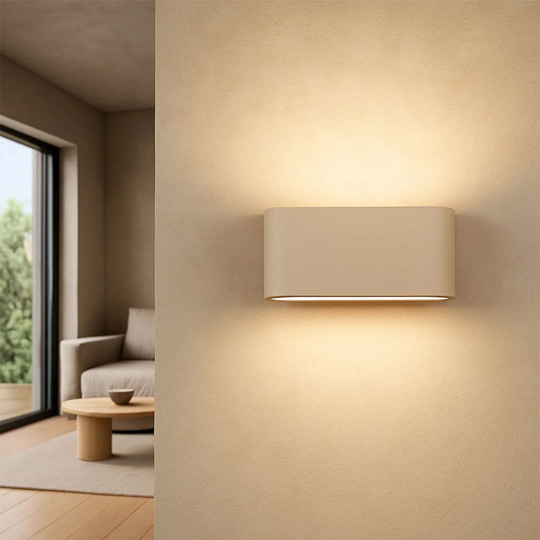 Elaro CCT LED Outdoor Wall Light Large White - LLOL031W