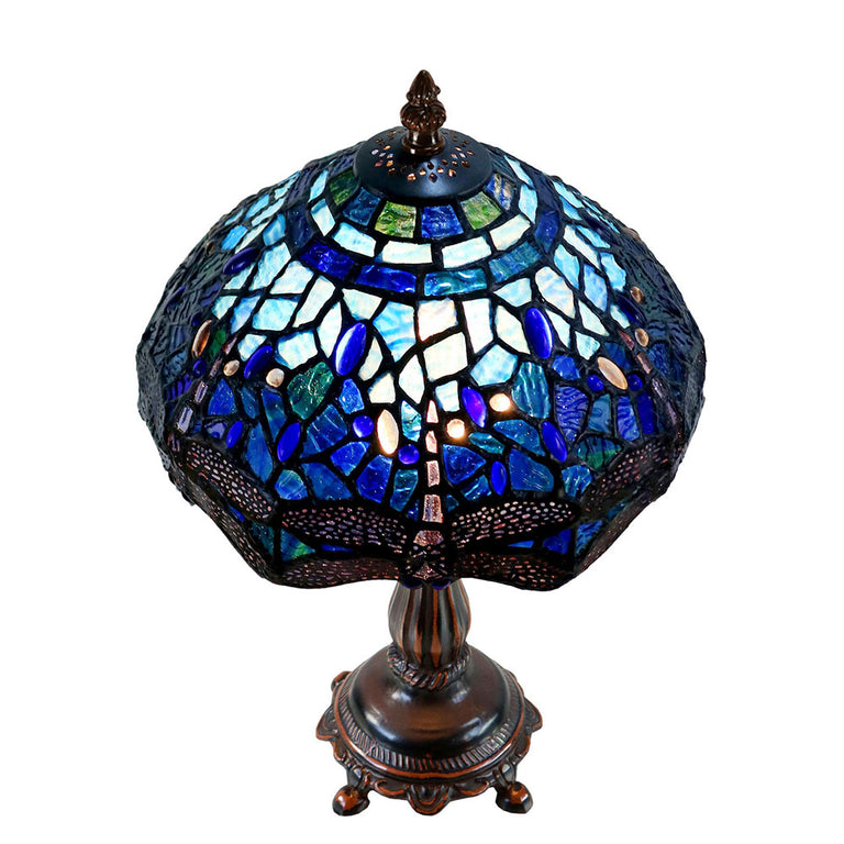 Dragonfly Tiffany Table Lamp Blue - TL-102793-615S