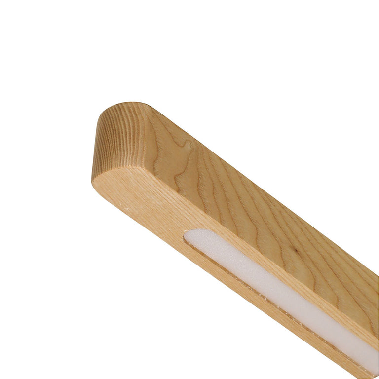 Alpha 150 LED Linear Pendant Ash Wood / Tri-Colour - OL60690/1500