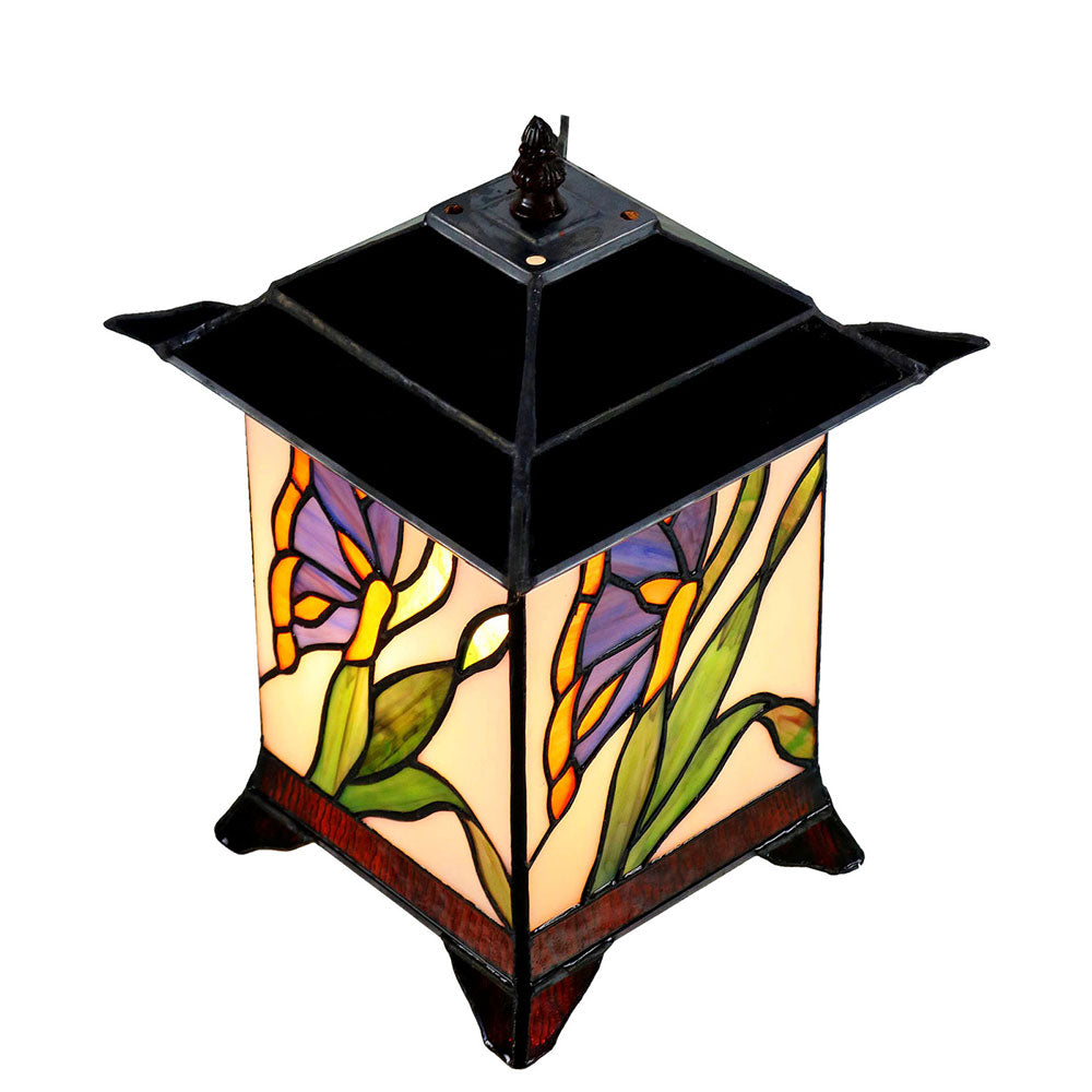 Lantern Butterfly Tiffany Table Lamp - TH-112208