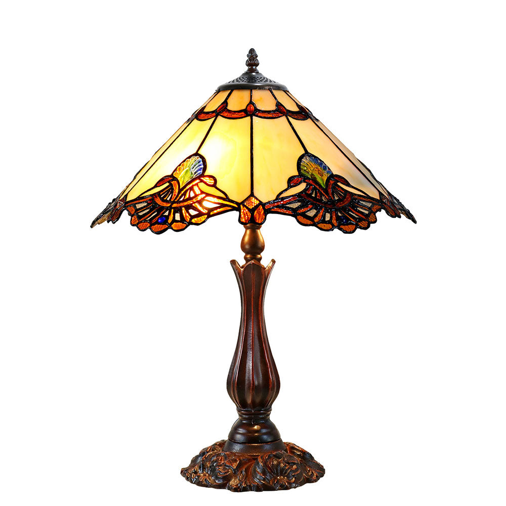 Benita Tiffany Table Lamp Beige - TL-161072B-KG