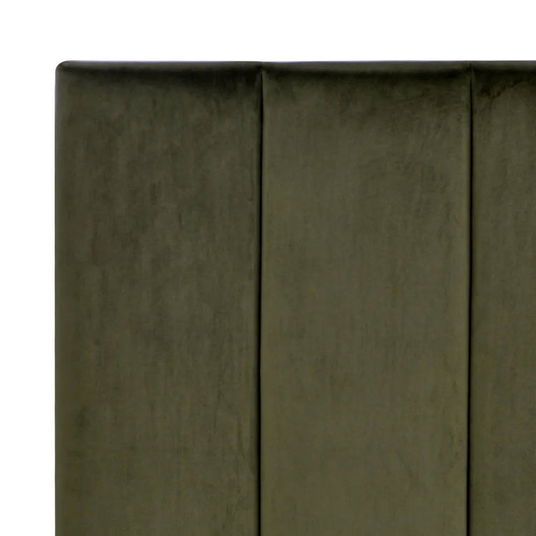 Soho Queen Bedhead Olive Velvet - 32948