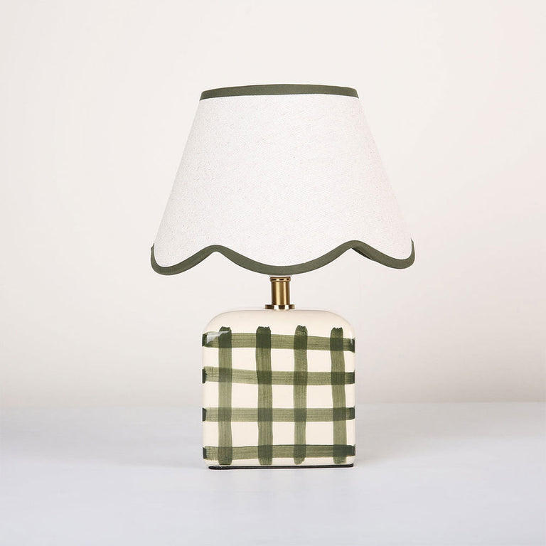 Romy Ceramic Table Lamp Set of 2 Green - LL-27-0299GN
