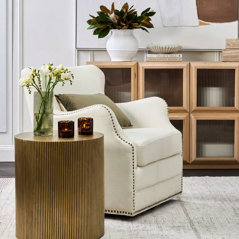 Chadwick Side Table Brass - 32809