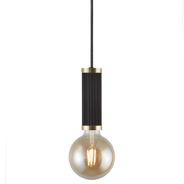Galloway Pendant Kit Black / Brass - 2011053003