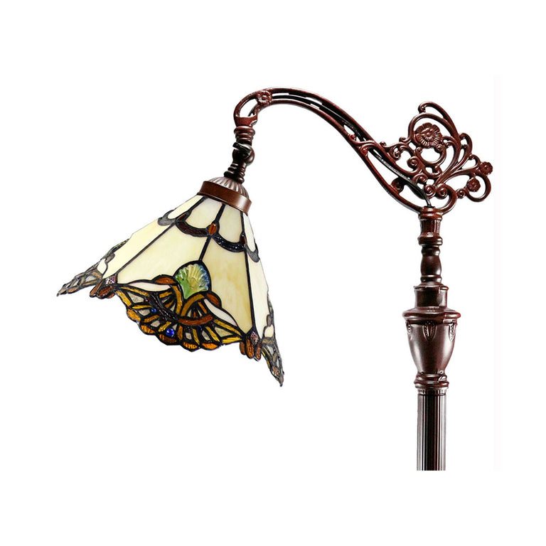 Benita Tiffany Floor Lamp Beige - TL-121072B-FLKG