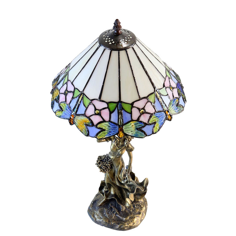 Delia Tiffany Figurine Table Lamp - TL-1272-1379