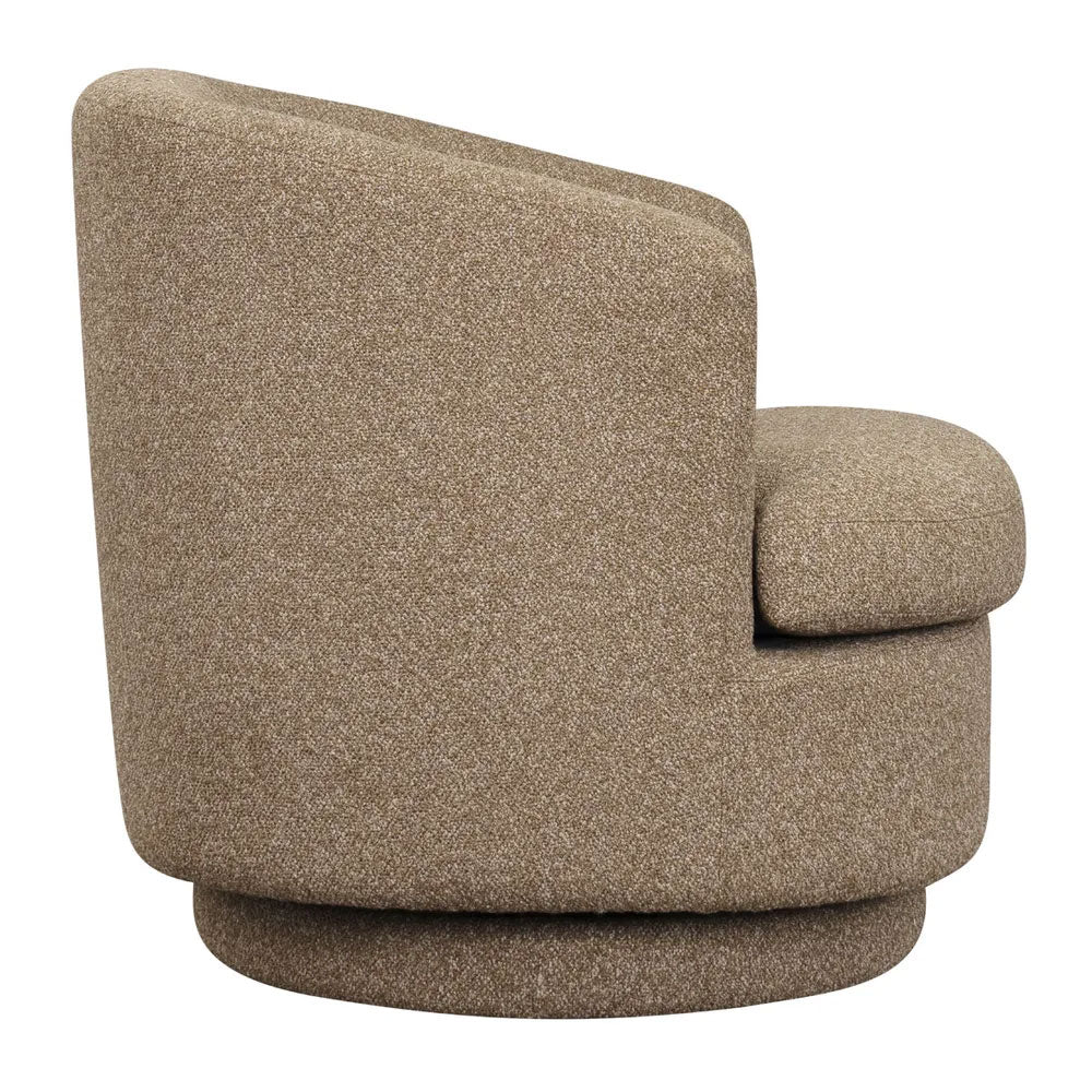 Holly Swivel Arm Chair Cocoa Mocha - 33195