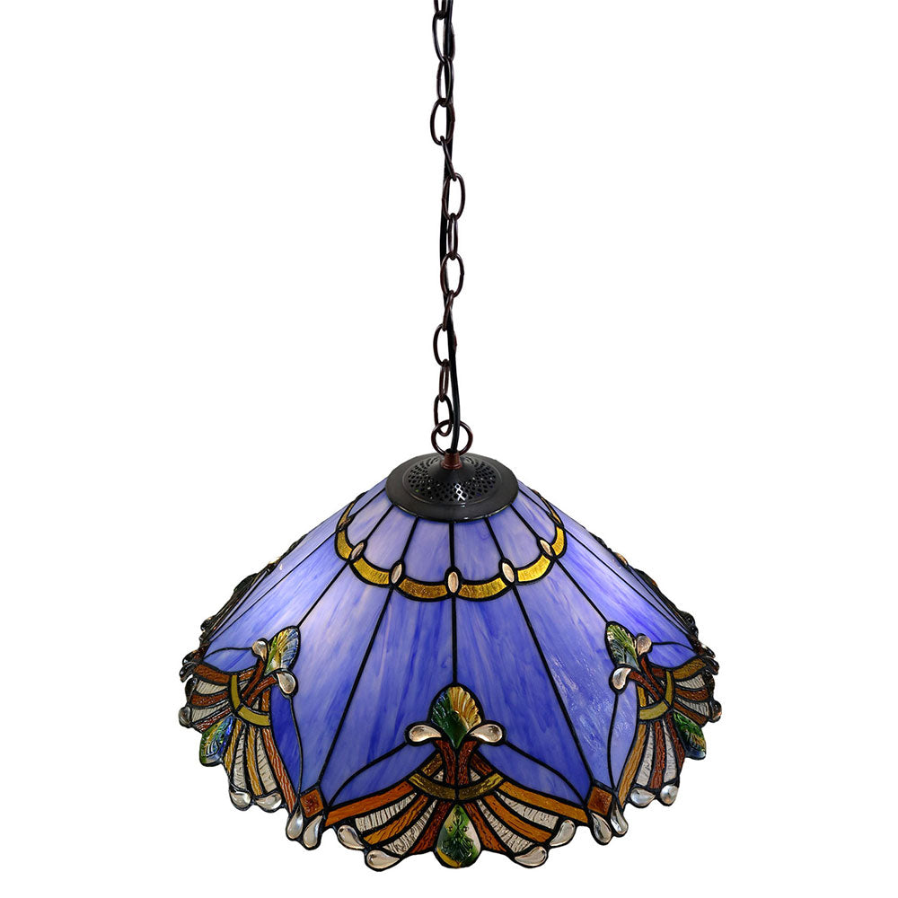 Benita Periwinkle Tiffany Hanging Pendant - HL-201072P-CD