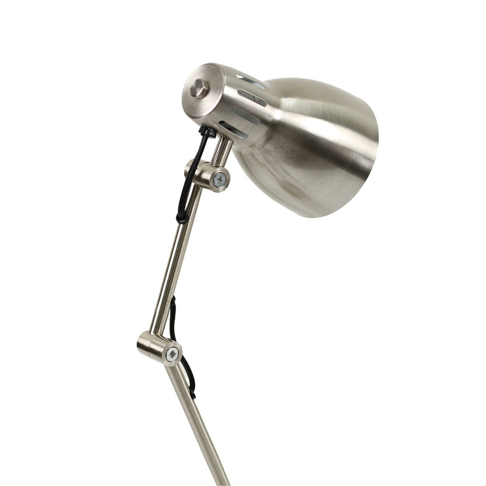 Nord Metal Table Lamp Satin Chrome - LL-27-0237SC