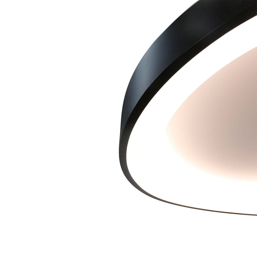 Hayley CCT LED Large Ceiling Light Black - LL002CL131LB
