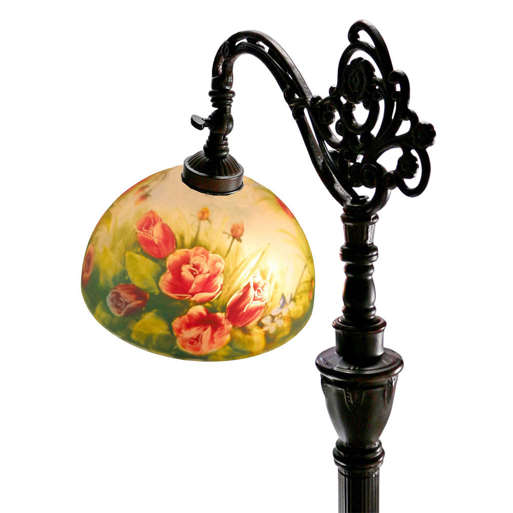 Handpainted Downbridge Tiffany Floor Lamp - TL-10057-FLKG